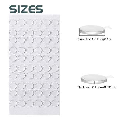 Adhesive Stick dots Two-Sided Sided Mounting Putty Stick Tack for Wall Hanging Crafts Balloons Festival Party Decorations,Clean Removable(0.6"*0.6"-160)