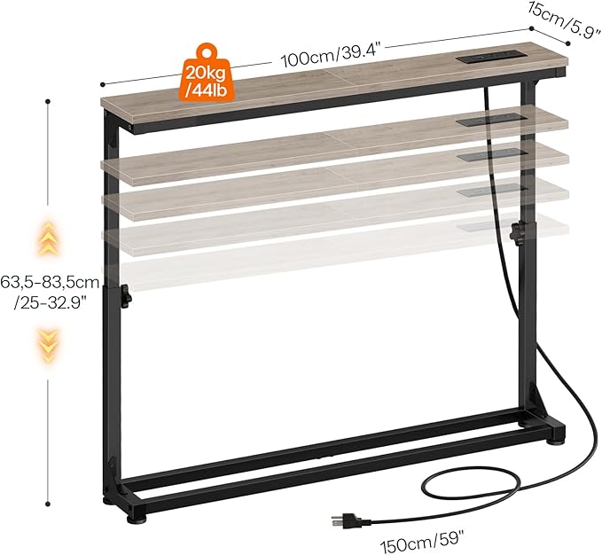 HOOBRO Narrow Console Table