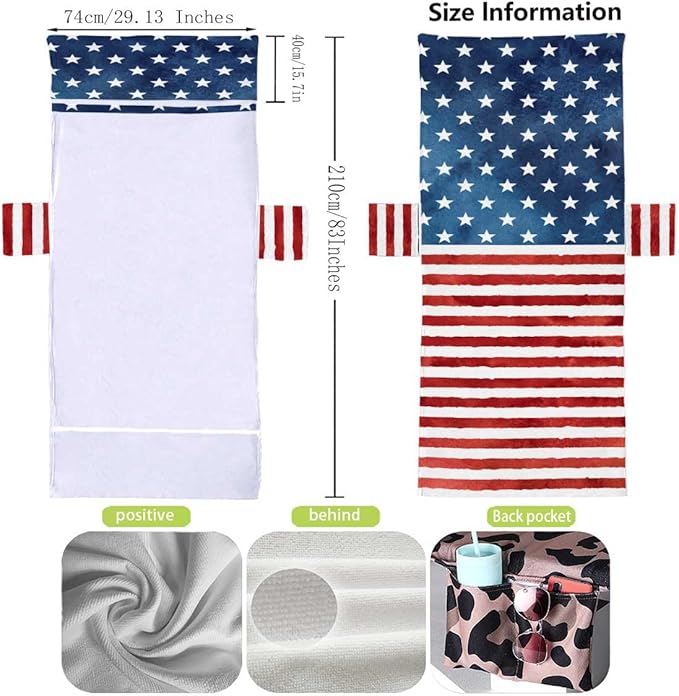 Irisbell Lounge Chair Towel Cover