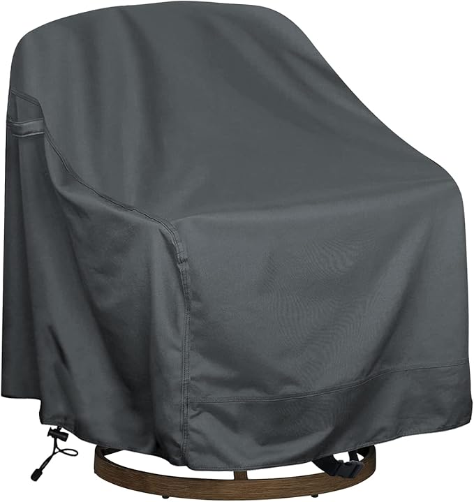 Outdoor Swivel Lounge Chair Cover 1 Pack, Waterproof Heavy Duty Outdoor Patio