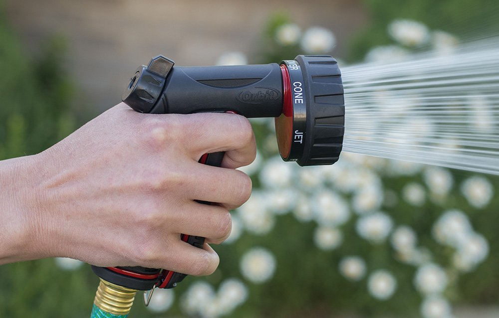 5-Pack Orbit Pro Flo 7 Pattern Outdoor Hose-End Lawn and Garden Watering Nozzle with Front Trigger