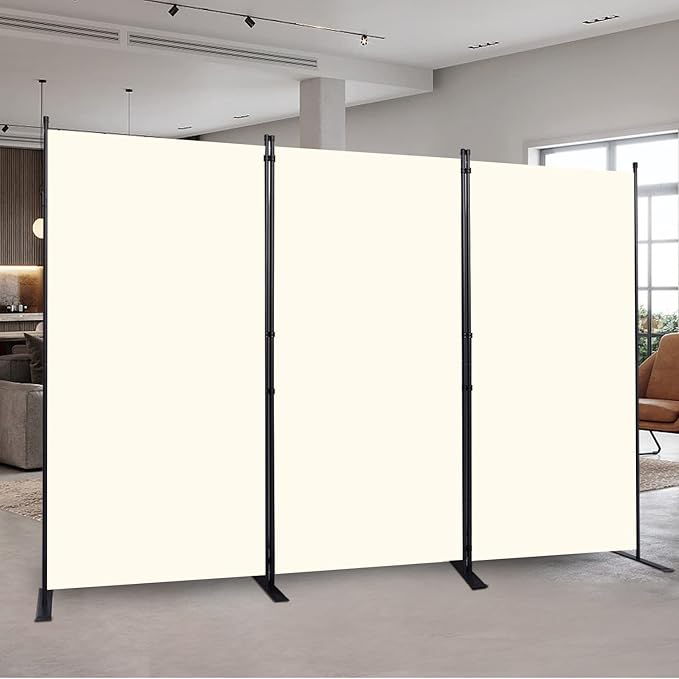 Room Divider 6FT Portable Room Dividers and Folding Privacy Screens, 3 Panel