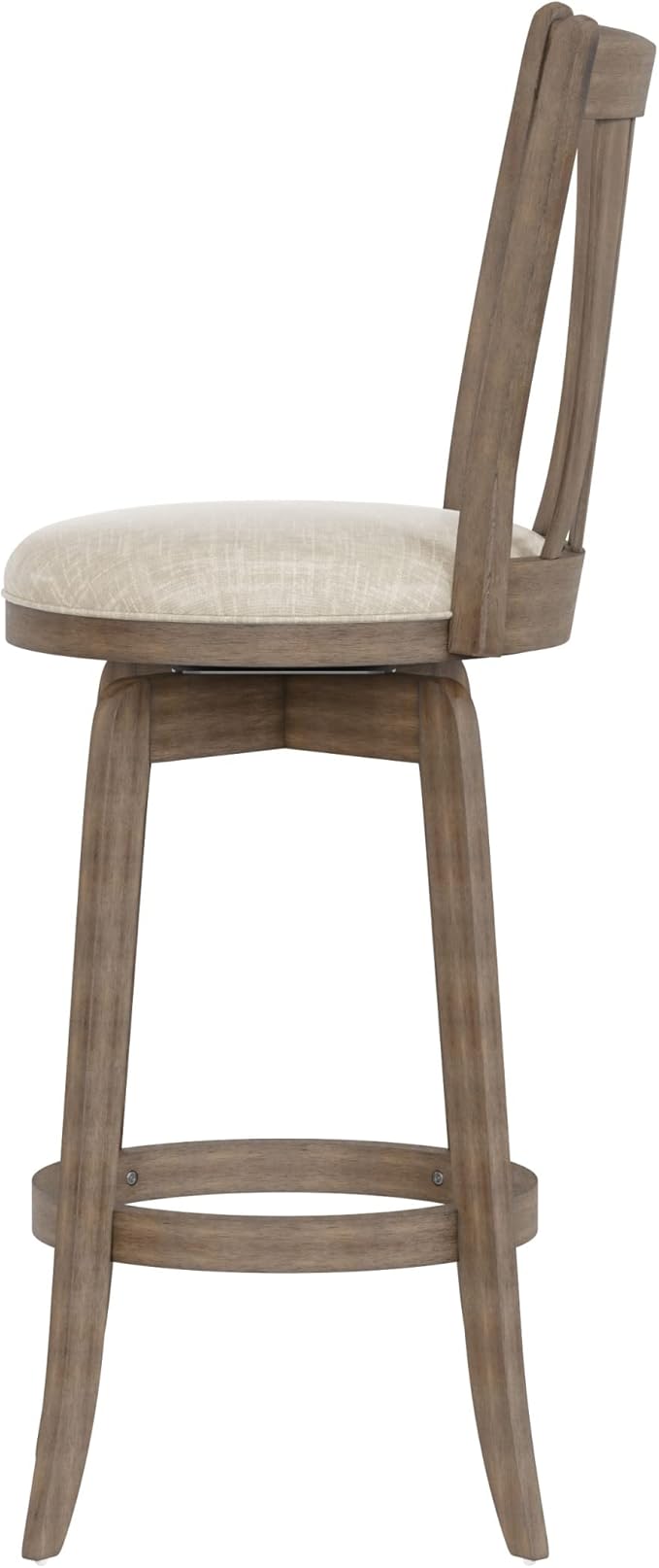 Hillsdale 29.5" Savana Wood Swival Bar Height Stool