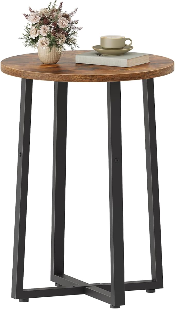 HOOBRO Side Table, Round End Accent Table