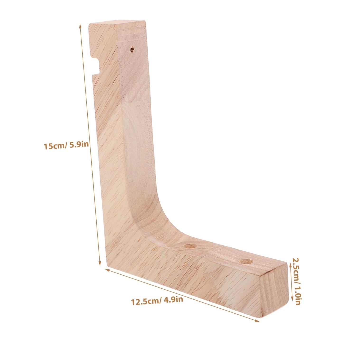 TIDTALEO 2pcs Wooden Plant Hanger Hooks Heavy-Duty Wall Mount Brackets for Indoor and Outdoor Hanging Pots Sturdy Natural Wood Plant Holder Stand for Wall Hanging and Flowerpots