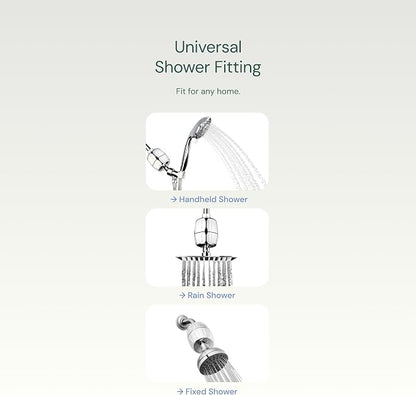 Aquabliss High Output Revitalizing Shower Filter - Reduces Dry Itchy Skin, Dandruff, Eczema, and Dramatically Improves The Condition of Your Skin, Hair and Nails - Brushed Nickel (SF100-BN)