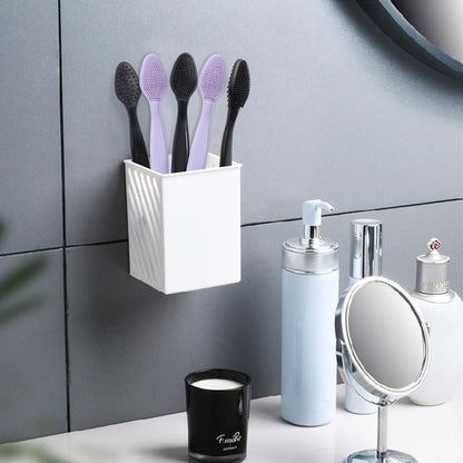Silicone Facial Cleansing Brush 3 Pack, Beomeen 4 in 1 Handheld Face Scrubber for Deep Gentle Exfoliating, Double-Ended Face Wash Scrub Brush for Face Skincare and Massage (Green)