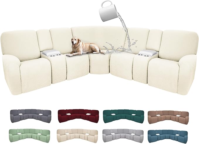 100% Waterproof Sectional Recliner Couch Covers