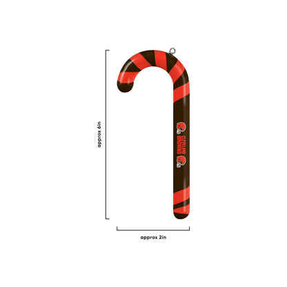 FOCO Cleveland Browns NFL 12 Pack Candy Cane Ornament Set
