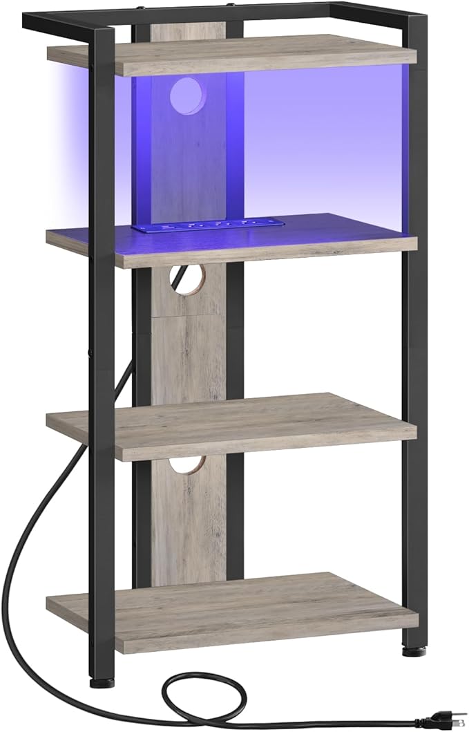 HOOBRO 4-Tier AV Media Stand, Media Console