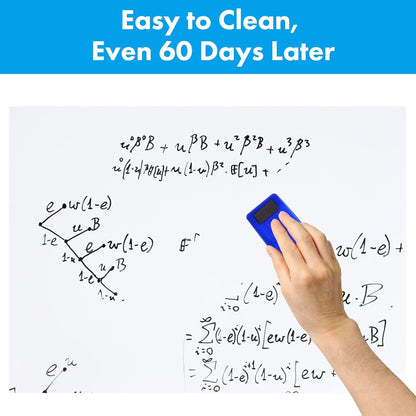 HAMIGAR Magnetic Whiteboard Contact Paper 36" x 48" Dry Erase White Board Sticker for Wall Stick on White Board Peel and Stick Wallpaper Adhesive Poster with Marker, Magnetic Eraser and Magnets
