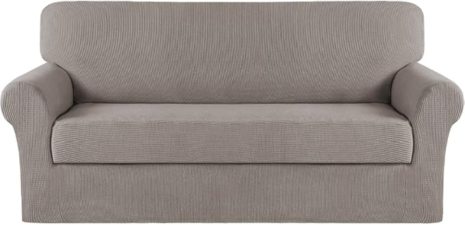 Turquoize Stretch Sofa Slipcover 2 Pieces Sofa Cover Couch Cover