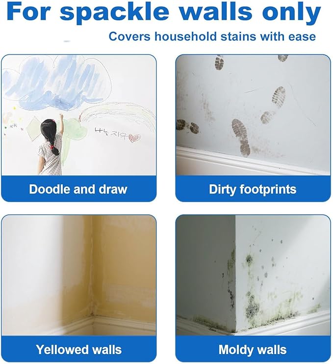 White Interior Wall Paint 6.35 oz, Drywall Repair Paint, Wall Primer