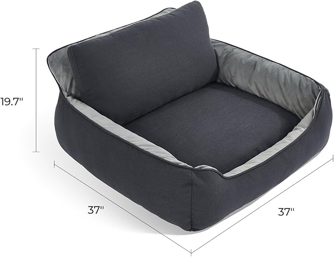 LINSY HOME Oversized Modular Sectional Sofa, Cloud Couch