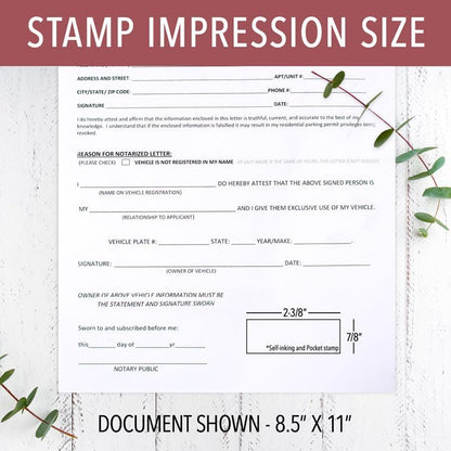 Generic Notary Acknowledgement Stamp | Official State Notary Stamp | Official Seals | Meets State Specifications (Acknowledgement Stamp, Rectangular Stamp)