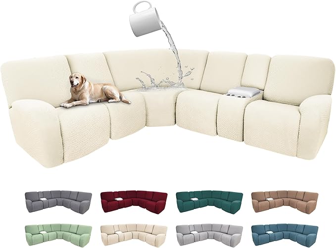 100% Waterproof Sectional Recliner Couch Covers