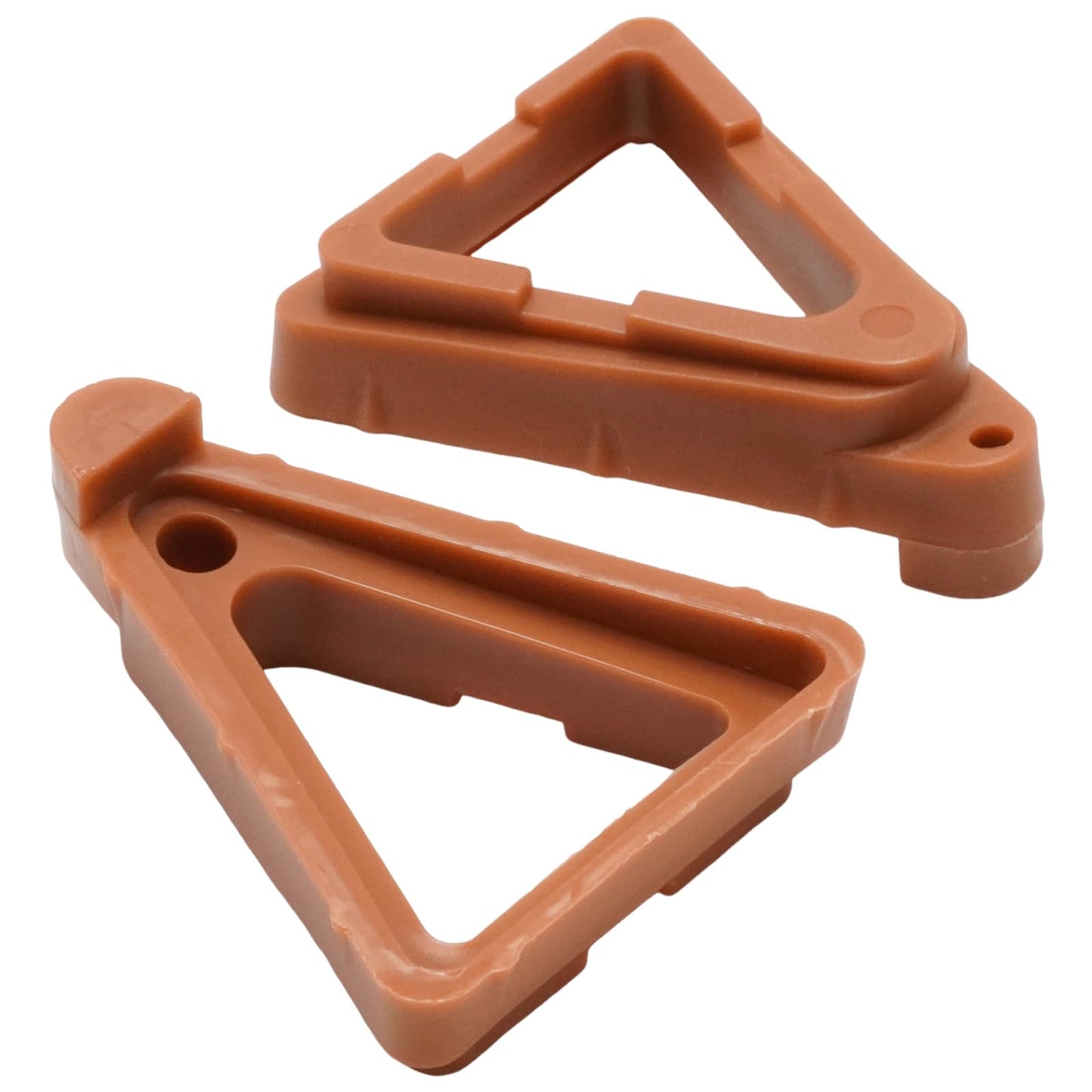 Vkinman 12 Pcs Plant Pot Feet, Invisible Flower Pot Risers Toes Prevent Stains and Water Damage, for Flower Plant Indoor Outdoor Patio Deck Garden Greenhouse(Brown)