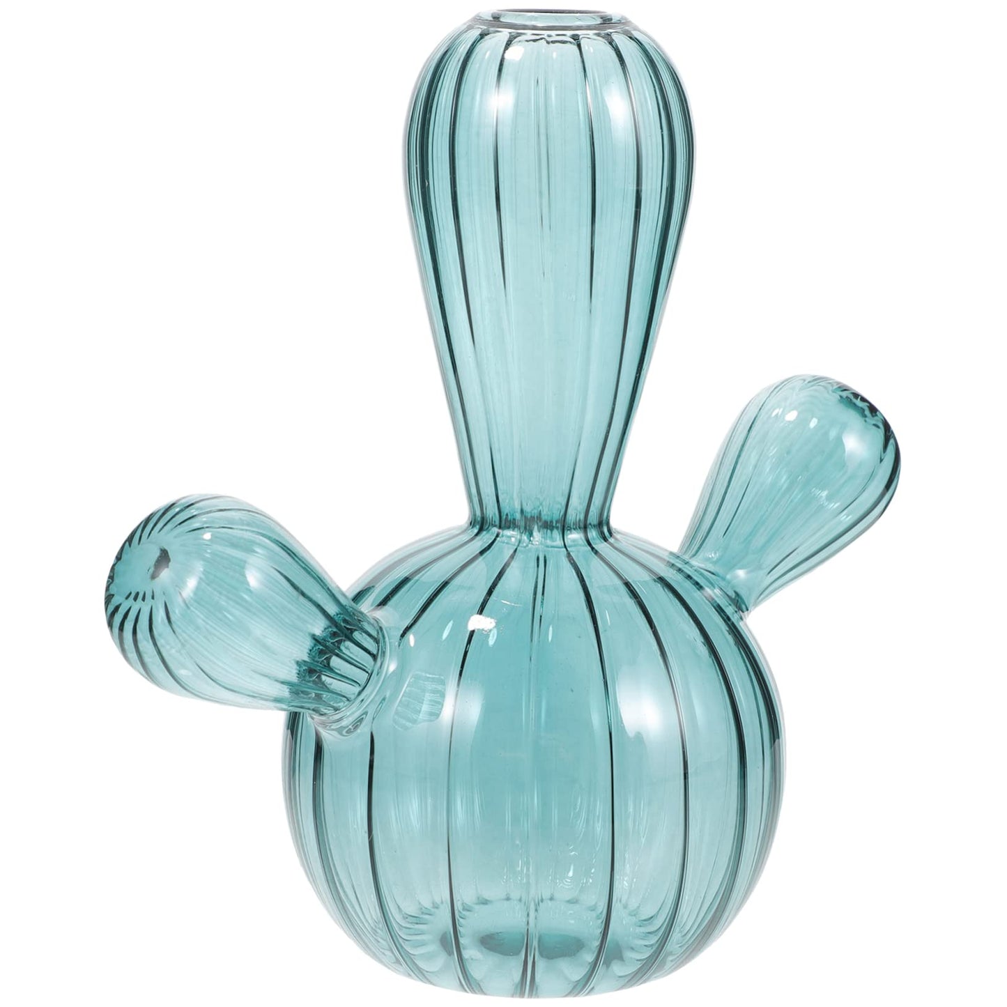 Bottle Decoration Cactus Shape Container Hydroponic Flower Bottle Hydroponic Plant Vase Cactus Terrarium Holder Cute Succulent Pots Mini Planter Pots Glass Hydroponics