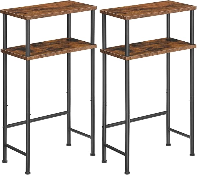 HOOBRO Narrow Console Table Set of 2