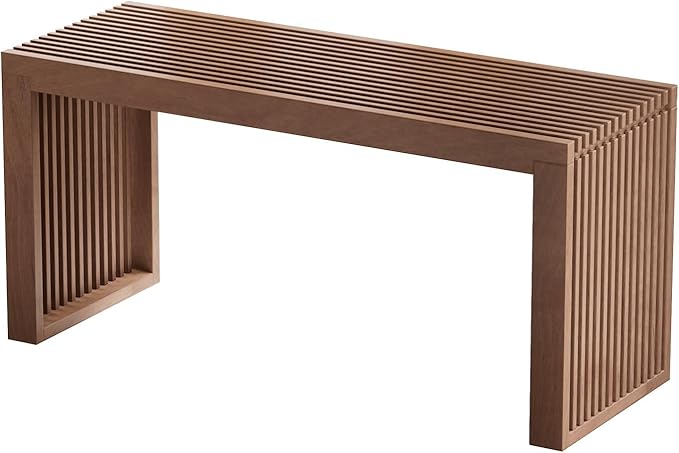 Bamboo Small Dining Bench, Farmhouse Bench