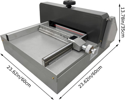 A4 13″ Desktop Electric Paper Cutter with Infrared Photo Electric Protection Paper Stack Guillotine Trimmer for Office, School 110V 120W