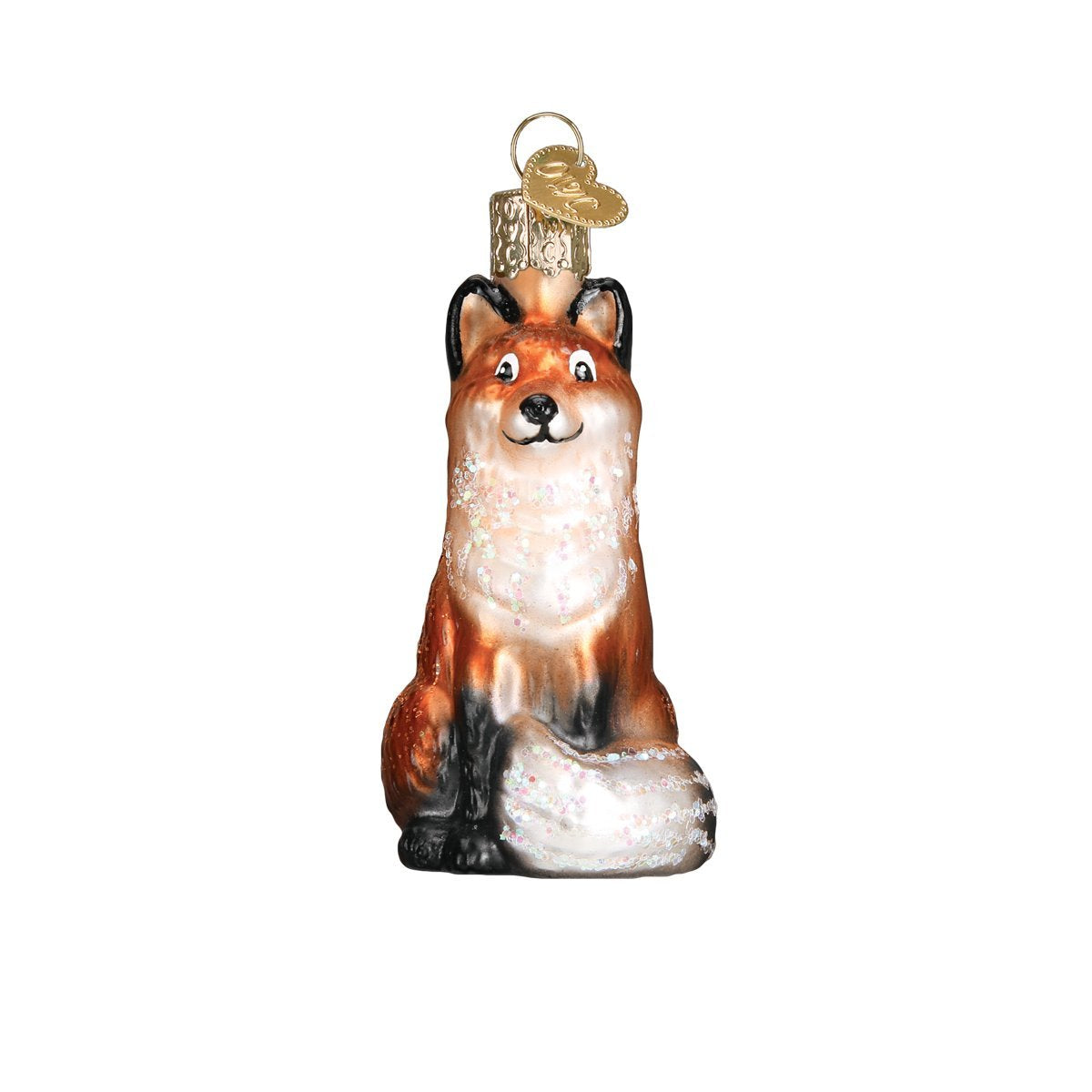 Old World Christmas Mini Woodland Animal Glass Blown Ornament for Christmas Tree, Handcrafted Holiday Decoration, Set Collection (6-Piece)