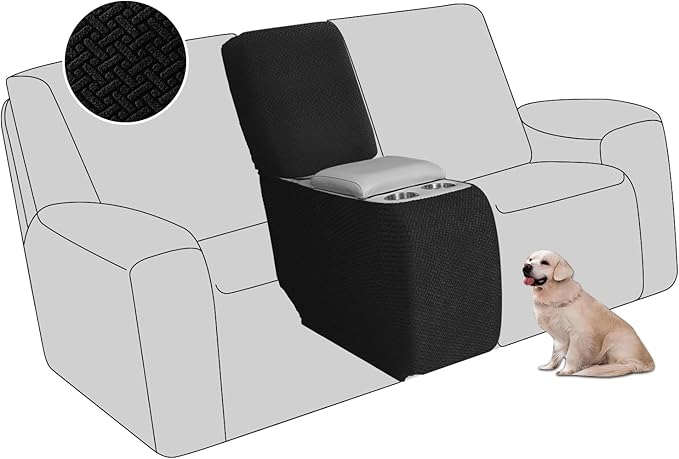 ALIECOM Recliner Sectional Couch Covers L Shape Stretch Corner Reclining