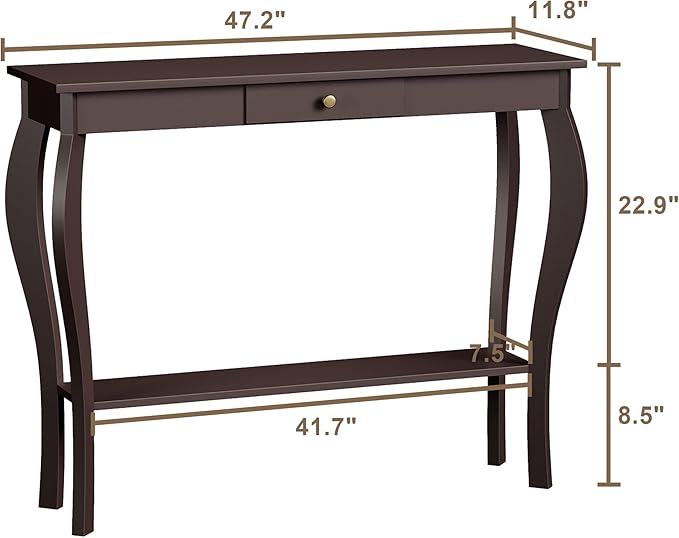 ChooChoo 47 Inch Narrow Console Table