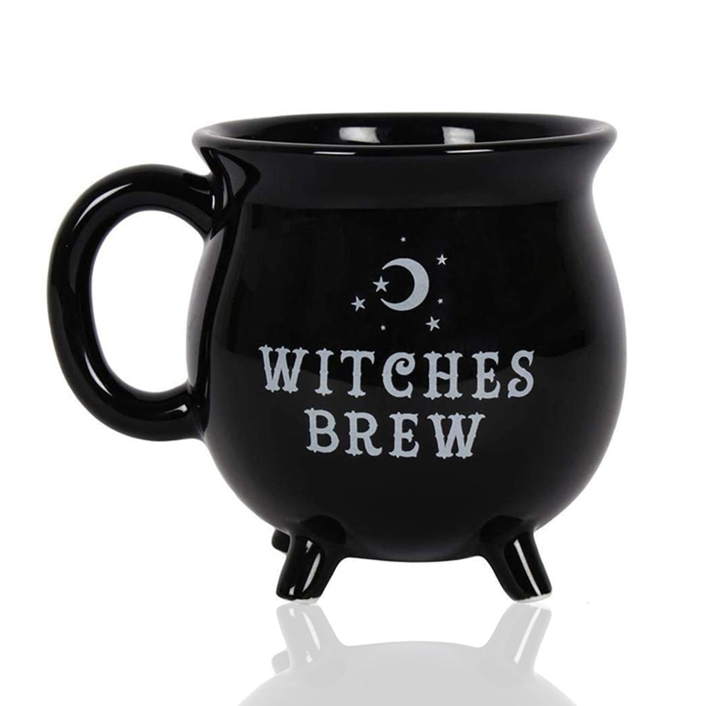 RAISLY Witch Brew Cauldron Coffee Mug 300ml/10oz Ceramic Beverage Mugs, Adorable Sorceress’s Potion Themed Water Cups, All-Season Drinkware, Ideal for Halloween Birthday and Party Presents