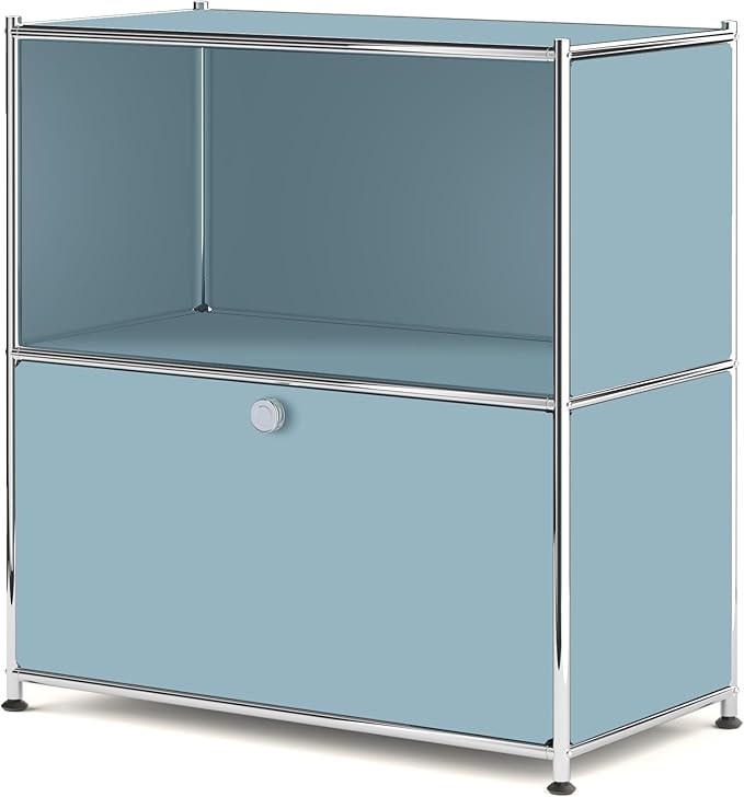 32.5-Inch Flip-Top Side Table & Buffet Cabinet