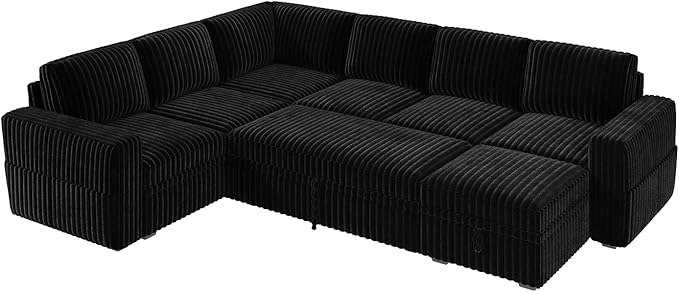 HONBAY Modular Sectional Sleeper Sofa