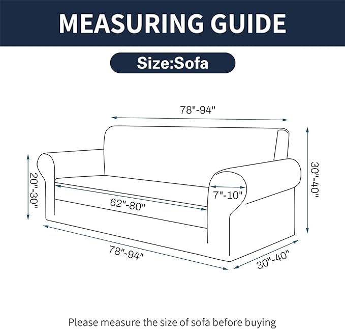 Cupuamon 2026 New Stretch Sofa Slipcovers Couch Cover