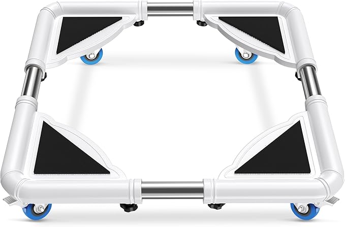 SPACECARE Mini Fridge Stand Mobile Roller, Adjustable Furniture Dolly