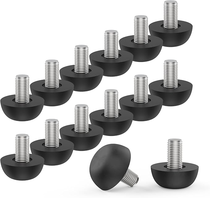 M8 Adjustable Furniture Leg, 304 Stainless Steel Furniture Feet, 8mm x 1.25