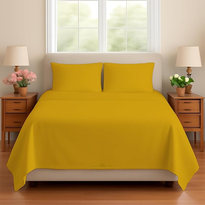 Sleeper Sofa Bed Sheet, 100% Cotton 400 Thread Count, 4 Piece Set, Deep Pocket