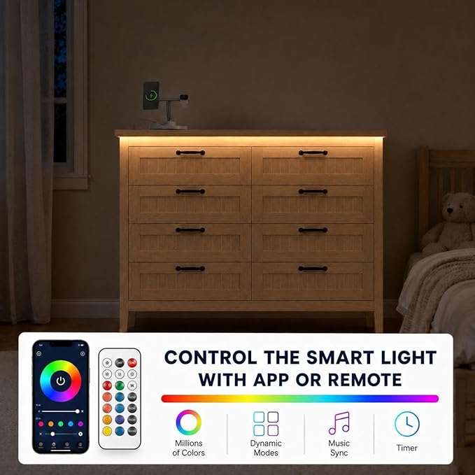 GarveeLife 8 Drawer Chest Dresser