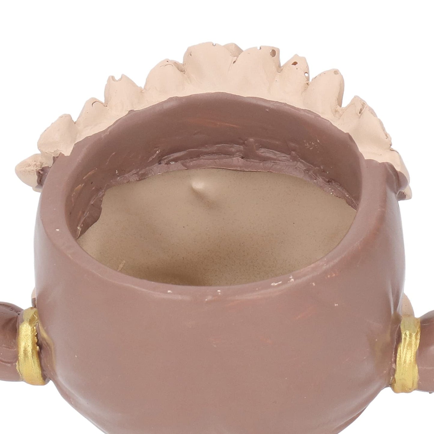 Girl Flower Pot Cute Shape Resin Face Planter Pot Face Planters Pots Head with Drainage Hole for Succulents Cactus Indoor Outdoor Decoration