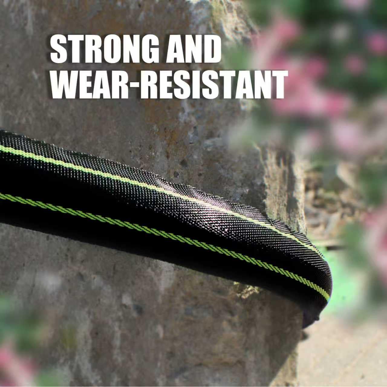 Torioweg Garden Hose 50FT – Lightweight Water Hose 3/4”, Flexible Hose with 10 Sprayer, Burst-Resistant, Anti-Kink for Outdoor Use, Watering(Green)