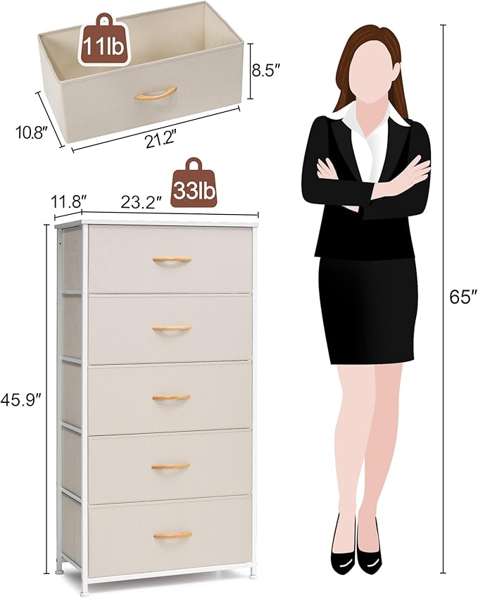 Crestlive Products Vertical Dresser Storage Tower