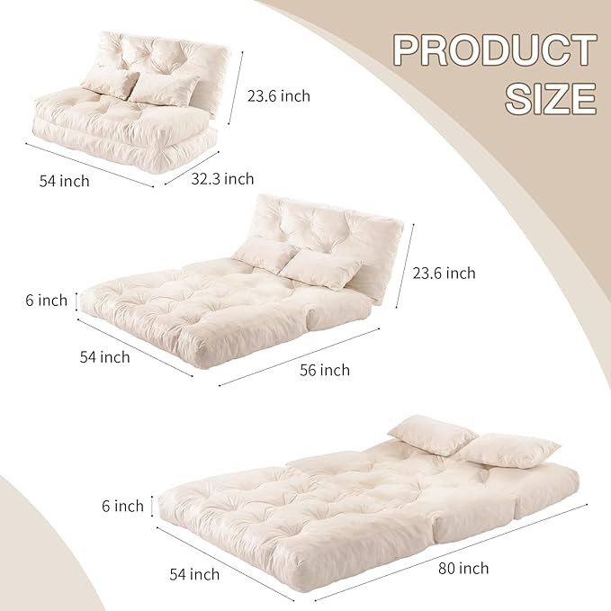 Folding Sofa Bed, Convertible Sleeper Chair