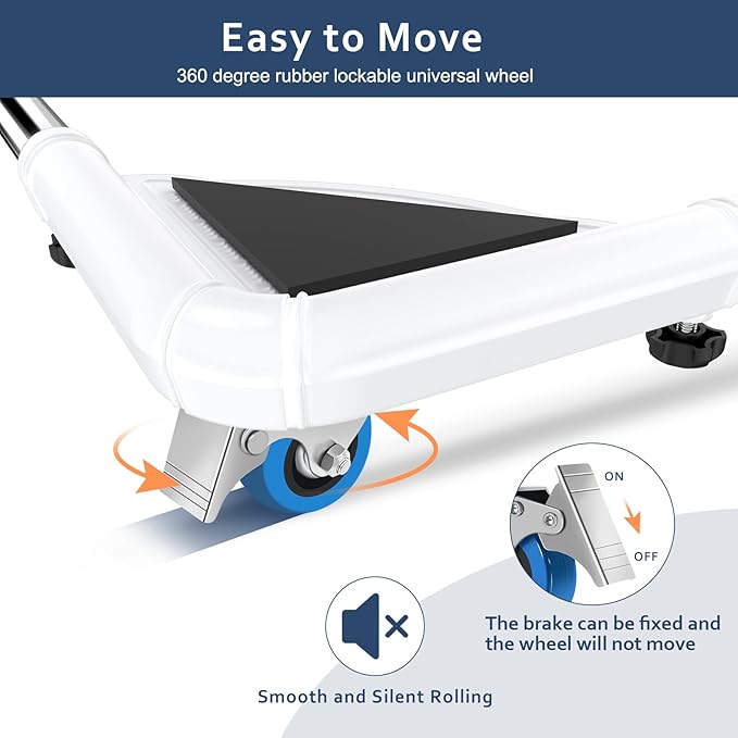 SPACECARE Mini Fridge Stand Mobile Roller, Adjustable Furniture Dolly