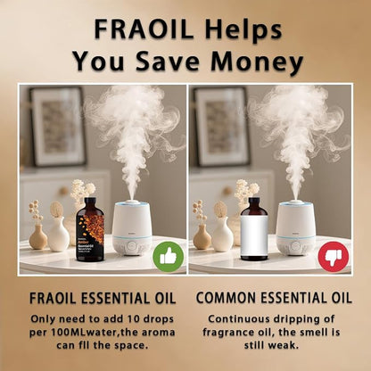 Amber Essential Oil, Amber Oil 4 Fl Oz 120ML for Diffuser Humidifier Yoga Cleaning DIY Candle Soap Making Essential Oils