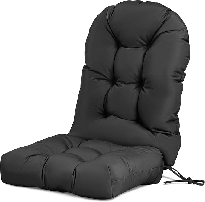 Adirondack Chair Cushion Waterproof Rocking Chair Cushion, Tufted High Back