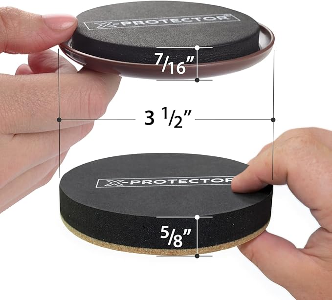 Furniture Sliders X-PROTECTOR 16 PCS – Furniture Sliders Hardwood Floors & Felt