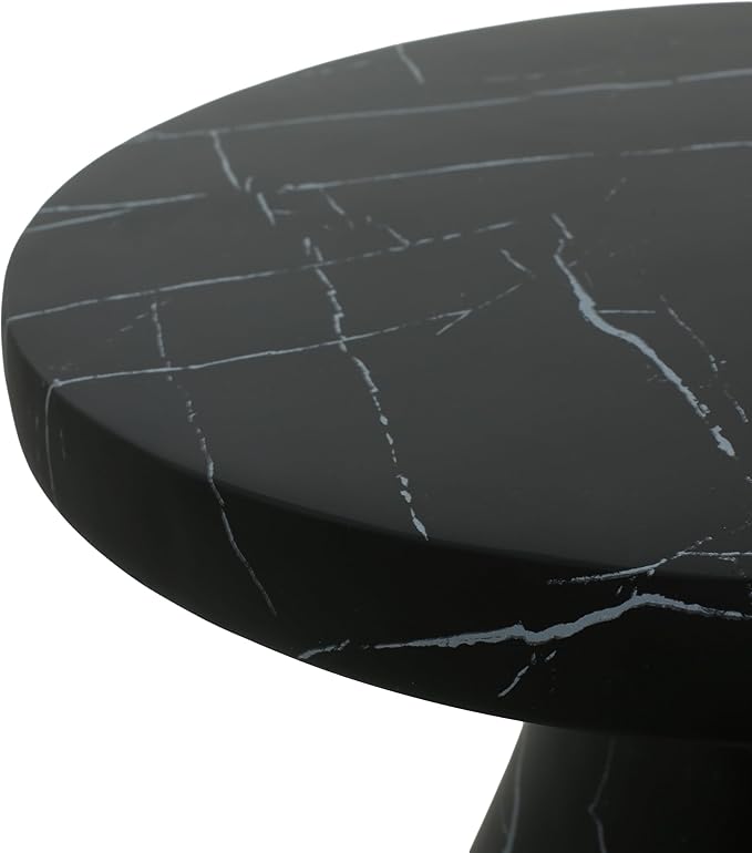 Christopher Knight Home Jayme Outdoor Side Table, Round Top Patio End Table