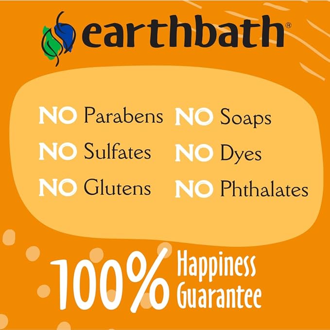 earthbath, Ultra-Moisturizing Shea Butter Shampoo - Dog & Cat Shampoo, Plant-Based, Cruelty-Free, Vegan, Gluten-Free, Non-GMO, Made in USA, Avocado and Calendula - 16 Oz (1 Pack)