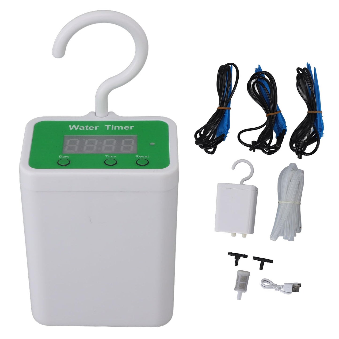 Aramox Automatic Drip Irrigation Kit 15 Potted Plants Indoor Watering System with Digital Programmable Timer for Houseplants Succulents Flowers Vegetables