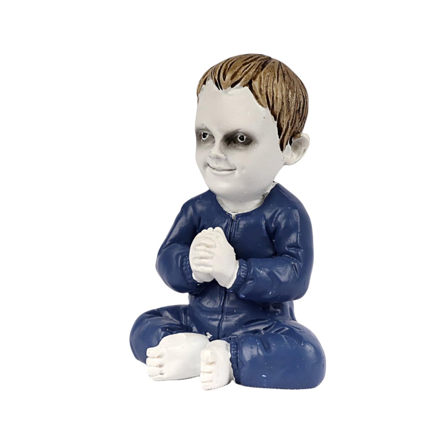 YYPLIAN Ghost Baby Doll Figurines, Halloween Scary Resin Small Statue Creepy Zombie Baby Statue Decor Desk Decor (D)