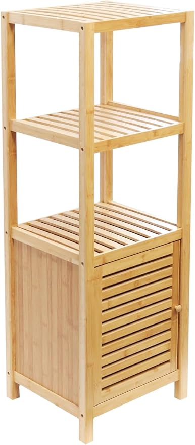 RoyalHouse Bamboo 3-Tier Floor Organizer