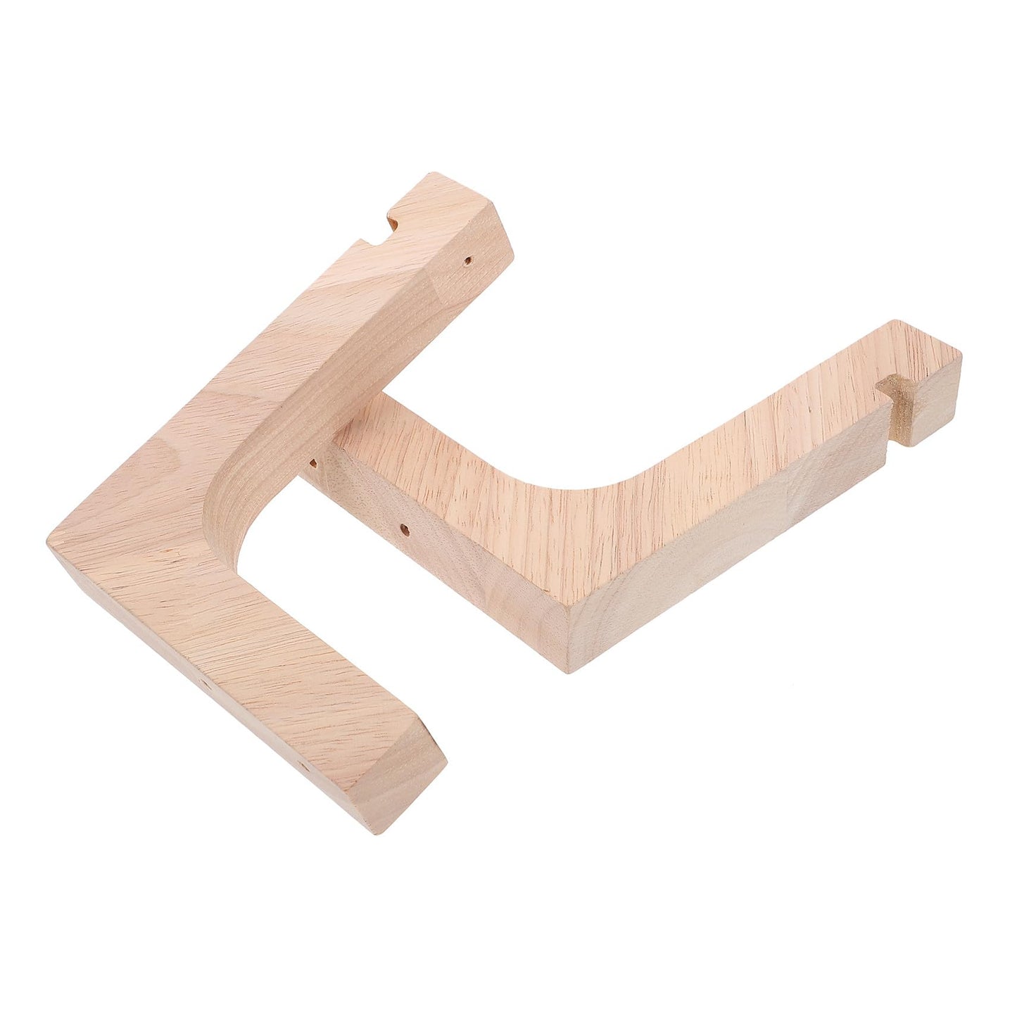 jojofuny 2pcs Wood Plant Wall Hooks Heavy Duty Hanging Plant Hangers for Indoor Outdoor Garden Planter Hooks with Natural Wood Finish
